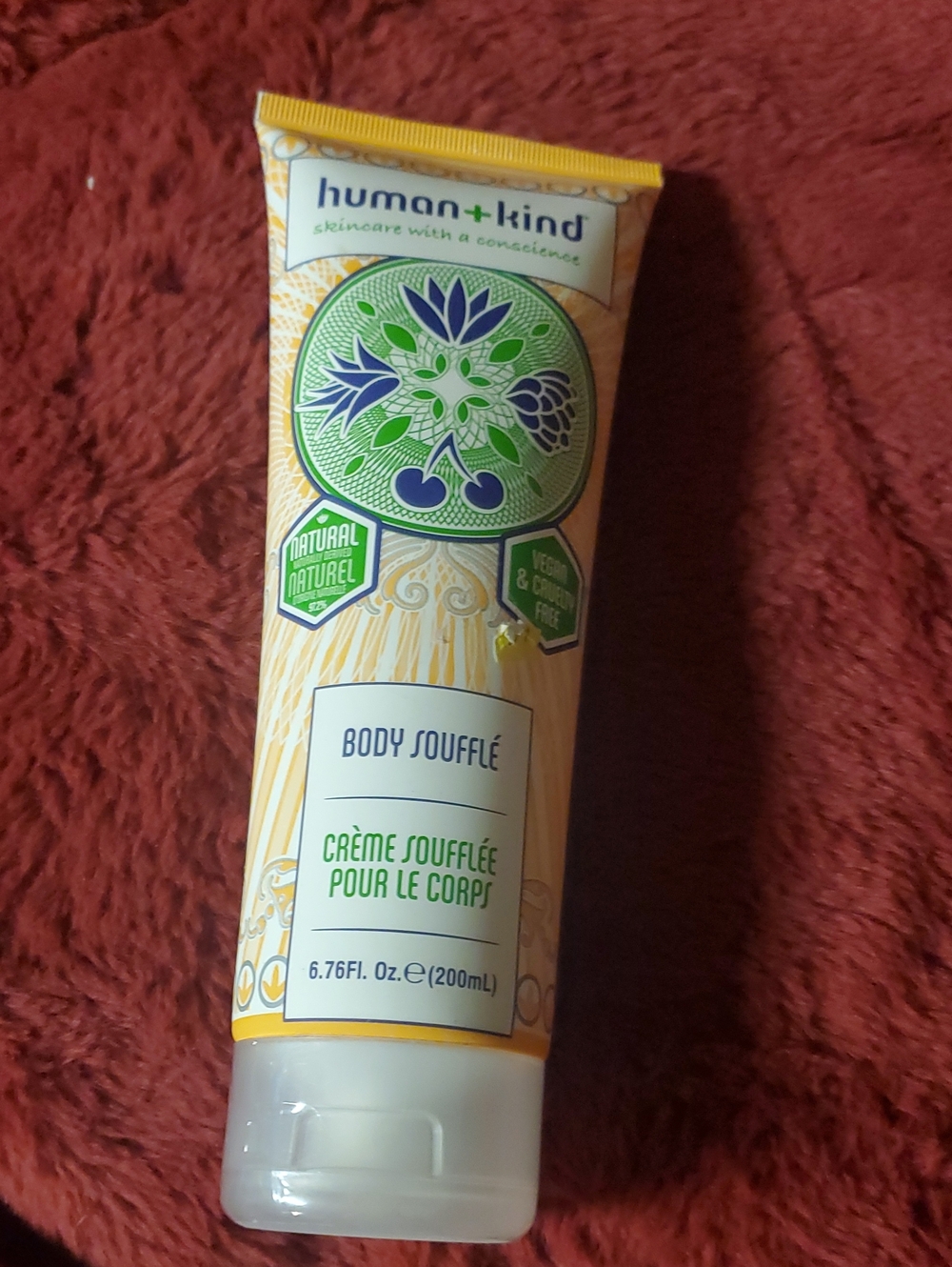 Humankind Yellow & Green Body Soufflé - Nourishing Whipped Cream